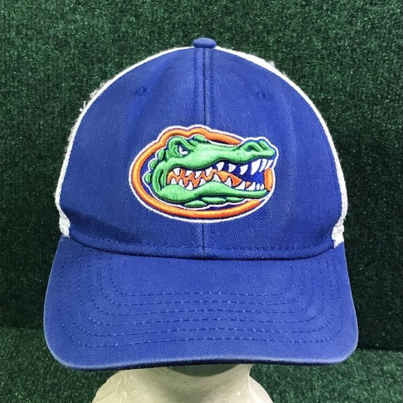 Top of the World Blue Florida Gators UF Logo Hat Snapback Trucker Vtg Mesh - Picture 1 of 9